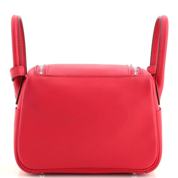 Hermes Lindy Bag Verso Swift Mini Pink - Picture 4 of 8